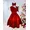Vestido Helena - vermelho escuro