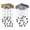 Plafon Brilhante Base Quadrada 4 Luzes 50w Bivolt Inox