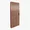 KIT PORTA MODELO CLM02 COM BATENTE AÇO MOGNO DIREITA 210X60