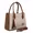 Bolsa Luxo Feminina Palha Baú Alça de Mão e Transversal Marrom - Gouveia Costa