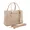 Bolsa Luxo Feminina Nude Baú Alça de Mão e Transversal - Gouveia Costa