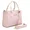 Bolsa Luxo Feminina Rosa Baú Alça de Mão e Transversal - Gouveia Costa 
