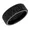 Anel Cravejado Preto 5 Fileiras 8mm Aço Inox Preto 