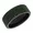 Anel Cravejado Verde 5 Fileiras 8mm Aço Inox Preto 