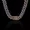 Colar Corrente Strass 15mm Zamak Grafite