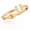 Pulseira T Grossa 1,1 x 0,6 cm Aço Inox Dourado