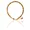 Pulseira Pedra Natural Hematita Dourada 4mm Semijoia Ouro