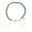 Pulseira Pedra Natural Olho De Tigre Verde Prata/Banhado Ouro 20ML 