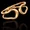 Bracelete Maxi Curves Zamac Dourado