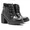 Coturno Molly Feminino Valentina com Fechamento Lateral - Preto