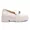 Mocassim Molly Feminino Tratorado Off White com Metal Prata