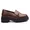 Mocassim Molly Feminino Tratorado Capuccino com Metal Dourado