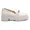Mocassim Molly Feminino Tratorado Off White com Metal Prata
