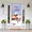 Capa De Porta Para Decoração Festa Papai Noel Neve Tecido Elástico 2.10x0.85m Painel de Porta 