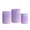Trio De Cilindros Para Festa Glitter Roxo Brilho Lilás Estrelas