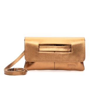Bolsa Clutch RetrÔ - Bronze - HISTÓRIA