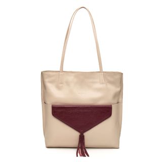 Bolsa RetrÔ - Off White e Chilli - DUPLA