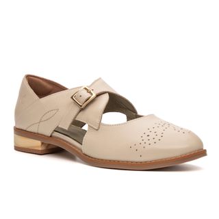 Sapato Oxford RetrÔ - Off White - TEMPO