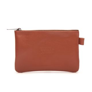 Bolsa de Mão em Couro Legítimo - Telha