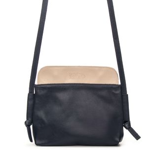 Bolsa RetrÔ - Marinho e Off Whiite - LIBERDADE