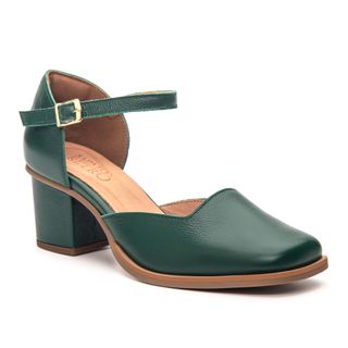 Sapato Boneca RetrÔ - Verde Folha - HORIZONTE