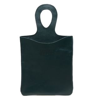 Lixeira de Carro de Couro Legítimo - Verde