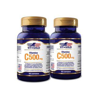 Vitamina C 500 mg Vitgold Kit 2x 100 comp - 1514KI - Vitgold