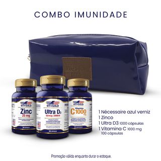 Combo Imunidade: Vit C + Vit D + Zinco (GANHE NECE... - Vitgold