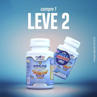Multivitamínico Immune Defense e Própolis Vitgold ... - Vitgold