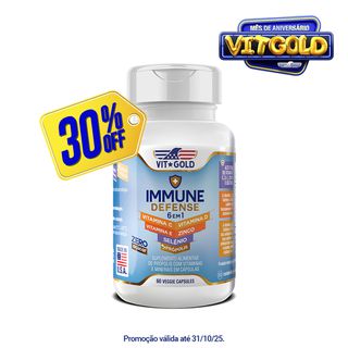 Multivitamínico Immune Defense com Própolis Vitgol... - Vitgold