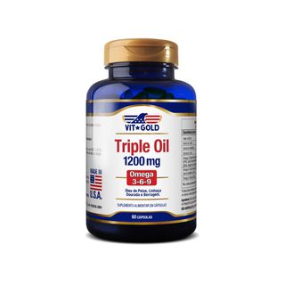 Triple Oil 1200 mg Omega Vitgold 60 caps. - 1516 - Vitgold