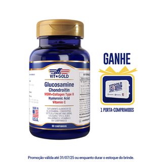 Glucosamina, Condroitina, MSM, Colágeno Vitgold 60... - Vitgold
