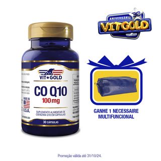 CoQ10 Coenzima Q10 100mg Vitgold 30 cápsulas - 153... - Vitgold