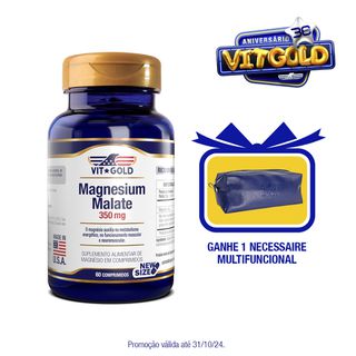 Magnesio Dimalato 350mg Vitgold 60 Comprimidos - 1... - Vitgold