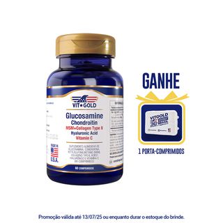 Glucosamina, Condroitina, MSM, Colágeno Vitgold 60... - Vitgold