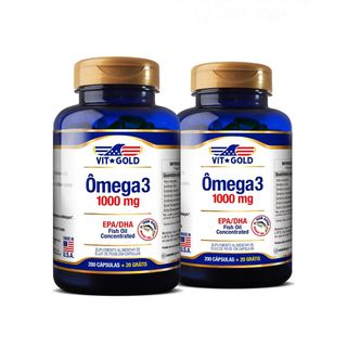 Ômega 3 Fish Oil / Óleo de Peixe 1000 mg Vitgold K... - Vitgold