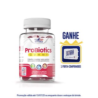Gummies Probióticos Vitgold 60 gomas - 1827 - Vitgold