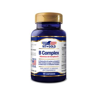 Complexo B (Vitaminas do Complexo B) Vitgold 100 c... - Vitgold