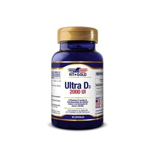 Vitamina Ultra D3 2000UI Vitgold 60 cápsulas - 152... - Vitgold