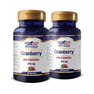 Cranberry Vitgold Kit 2x com 60 Cápsulas - 1050KIT... - Vitgold