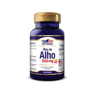 Óleo de Alho 1500 mg Vitgold 100 cápsulas - 1147 - Vitgold