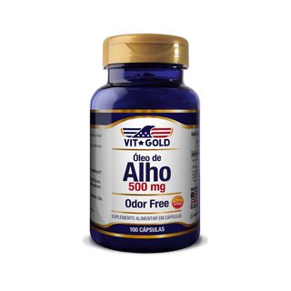 Óleo de Alho 500 mg Odor Free Vitgold 100 cápsulas... - Vitgold