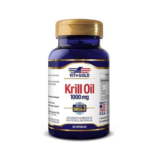 Óleo de Krill 1000 mg (Fonte de Omega 3) Vitgold 6... - Vitgold