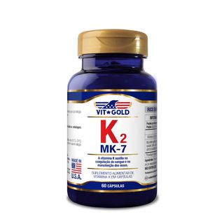 Vitamina K2 MK-7 (Menaquinona-7) 100mcg Vitgold 60... - Vitgold