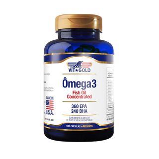Omega 3 Fish Oil / Óleo de Peixe 1000 mg Vitgold 1... - Vitgold