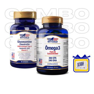 Ômega 3 Fish Oil / Óleo de Peixe 1000 mg Vitgold 2... - Vitgold