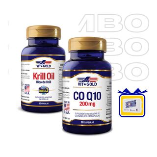 Óleo de Krill 1000 mg (Fonte de Omega 3) Vitgold 6... - Vitgold