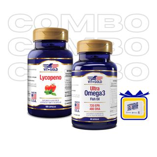 Licopeno de Tomate Vitgold 100 capsulas + Ultra Ôm... - Vitgold