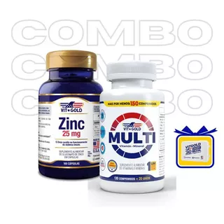 Multivitamínico Multi Vitgold 130 + 20 comprimidos... - Vitgold
