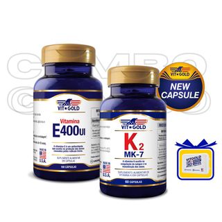 Vitamina K2 MK-7 (Menaquinona-7) 100mcg Vitgold 60... - Vitgold